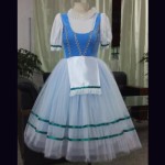Free Shipping Custom Made Giselle Ballet Costumes,Ballet Stage Costumes Blue Village Girl Romantic Ballet Dresses