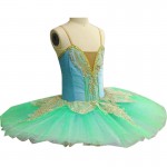 Custom Made Adult or Children's Light Green Ballet Dress,Ballet Tutu Dance Hard Organdy Platter Sleeping Beauty
