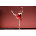 Customized Black Red Ballet Dresses,Don Quixote Role Ballet Dress One Piece Retail Wholesale