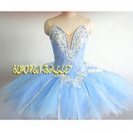 Blue Bird Tutu Professional Ballet Tutus,Sleeping Beauty Pancake Ballet Dress Woman Girls Classical Ballet Stage Costume