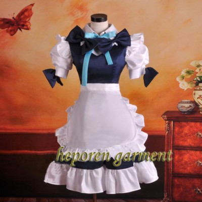 High Quality Halloween Custom Made Cosplay Maid Dress Dance Costume Dresses For Adult Kids,Wonderland Costume Retail Wholesale